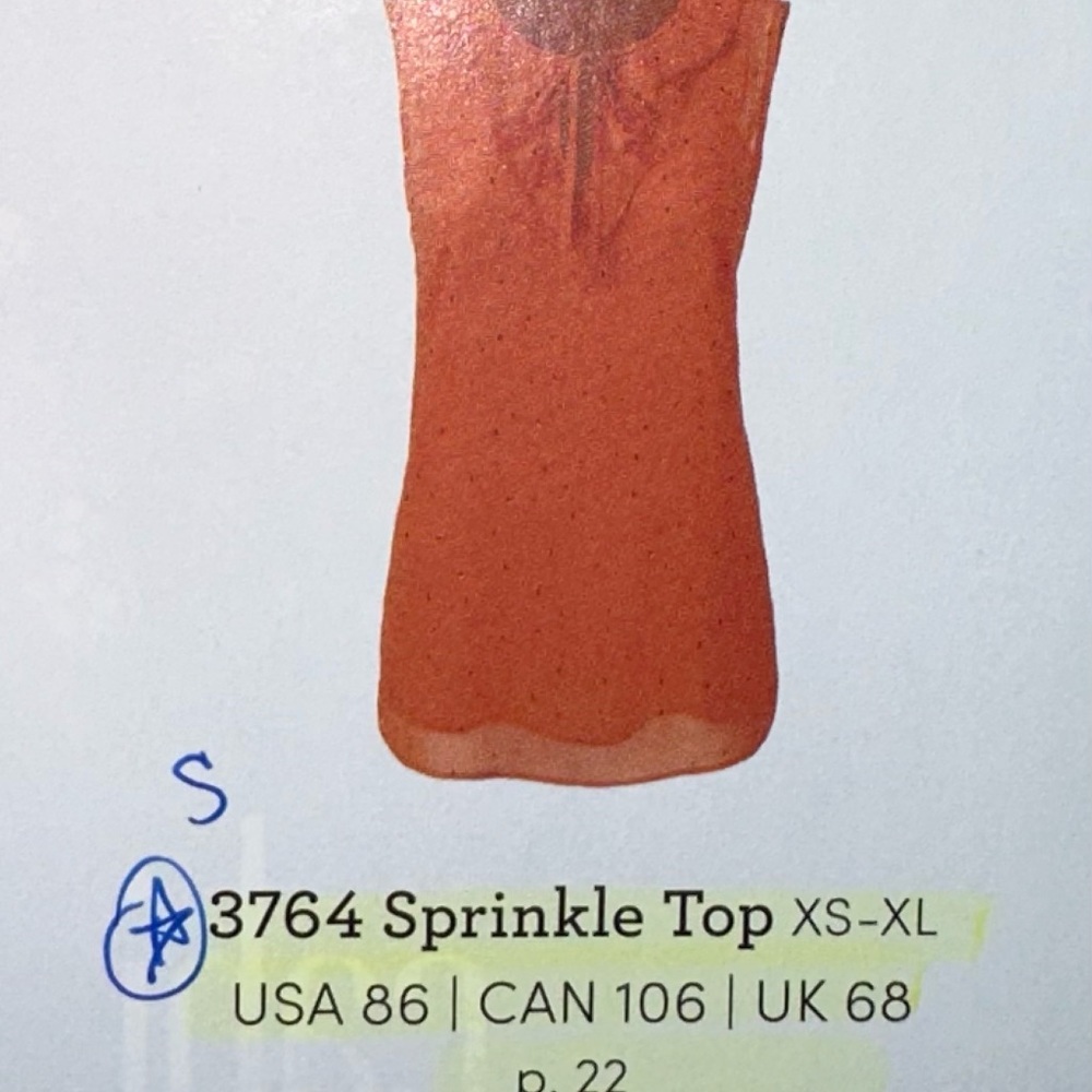 Cabi#3764 Sprinkle Top -Small View 2